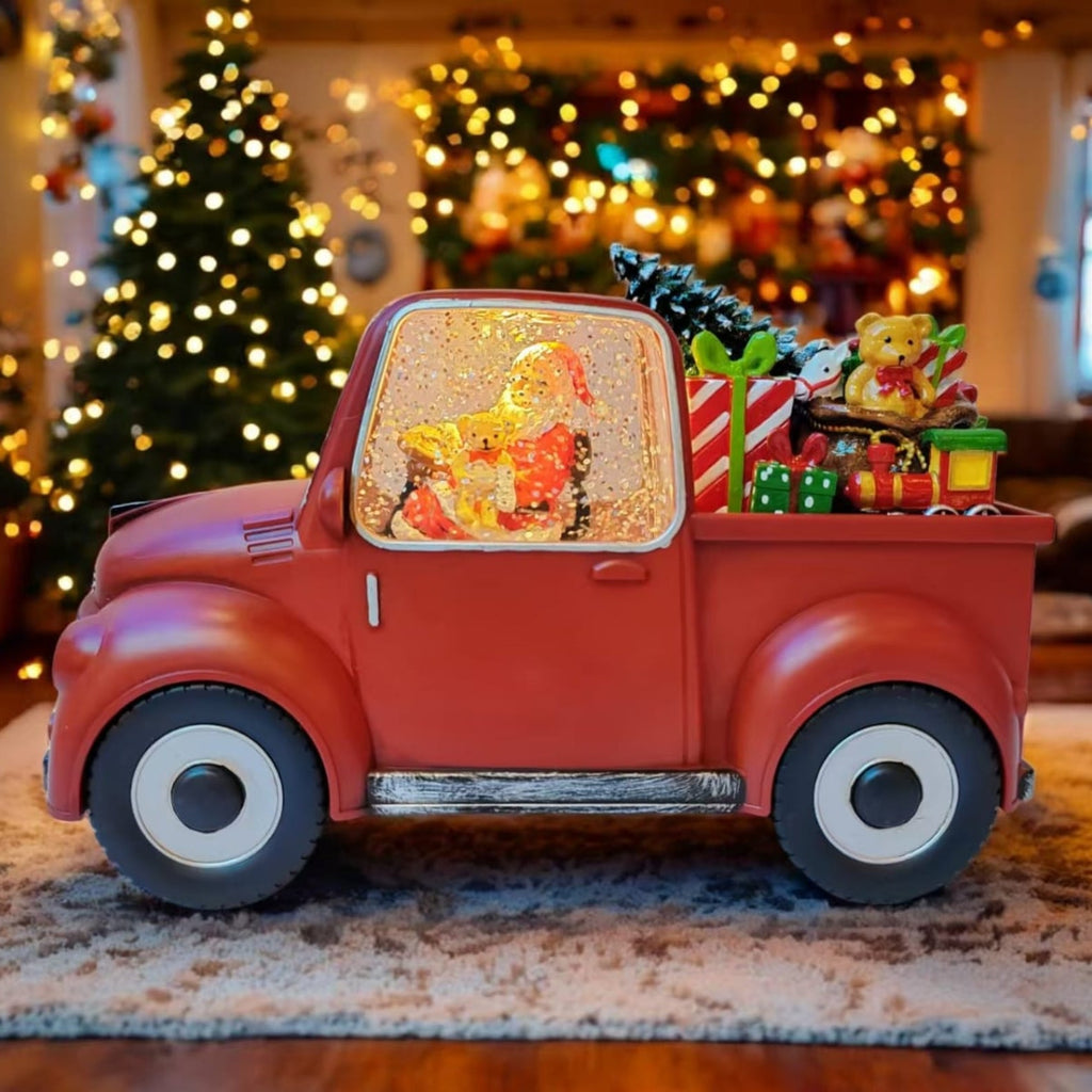 Christmas lamp, musical snow lamp, snow globe lamp, water lantern Christmas, holiday decoration, LED Christmas light, festive home decor, Christmas gift idea, snow effect lamp, Christmas music lamp.